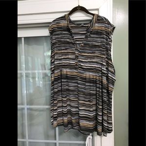 Avenue 30/32 sleeveless striped tank